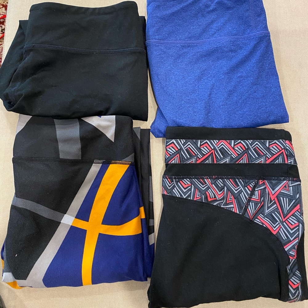 Fabletics assorted leggings size L